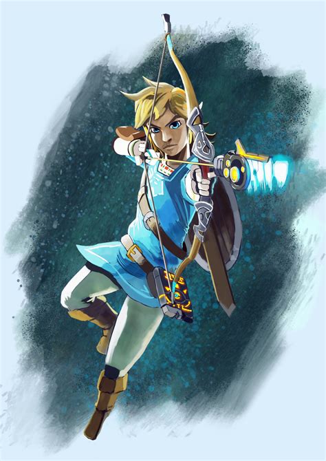 breath of the wild zelda and link